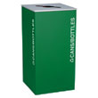 Ex-Cell RC-KD36-C-EGX Cans and Bottles Recycling Receptacle Container - 36 Gal - Green