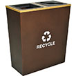 Metro Collection Recycling Receptacles - EX-CELL RC-MTR-2 HCPR
