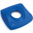 Rubbermaid Bottle & Can Recycling Container Top - Square - Blue