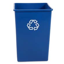Rubbermaid Square Recycling Container - 35 Gallon