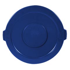2631 Brute Round Trash Can Lid - 32 Gallon - Blue