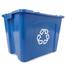 Rubbermaid Stackable Recycling Box - 14 Gallon