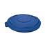 2631 Brute Round Trash Can Lid - 32 Gallon - Blue