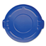 Brute Round Flat Trash Can Lid - Blue - 32 Gallon
