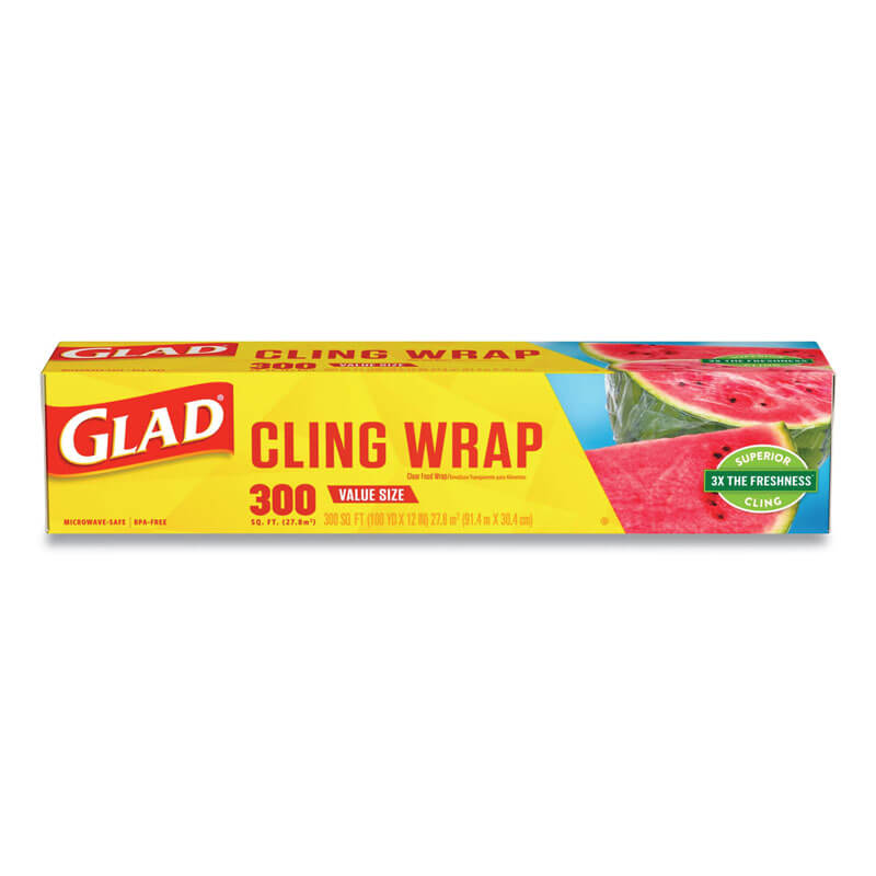 Glad Cling Wrap Clear Plastic Wrap