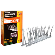 Plastic Spikes - 10 ft. Narrow Retail Kit BX-SP-10-NR