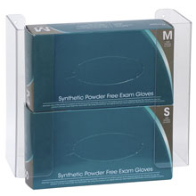 Double Glove Box Holder - Clear PETG Plastic