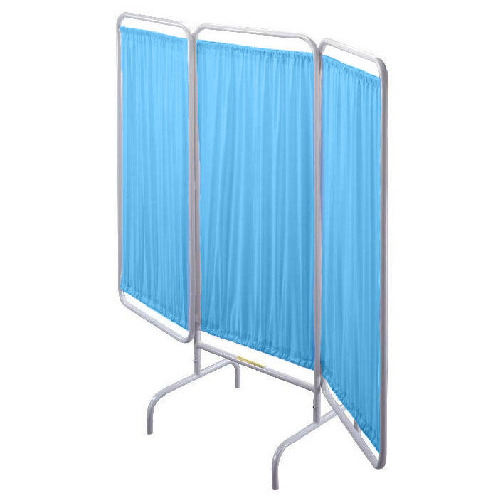 R&B Wire Vinyl Panel Patient Privacy Screen - Blue