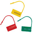 Omnimed Numbered Safety Control Seals - Red