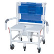 Bariatric Shower Chair Seat w/ Dual Drop Arms