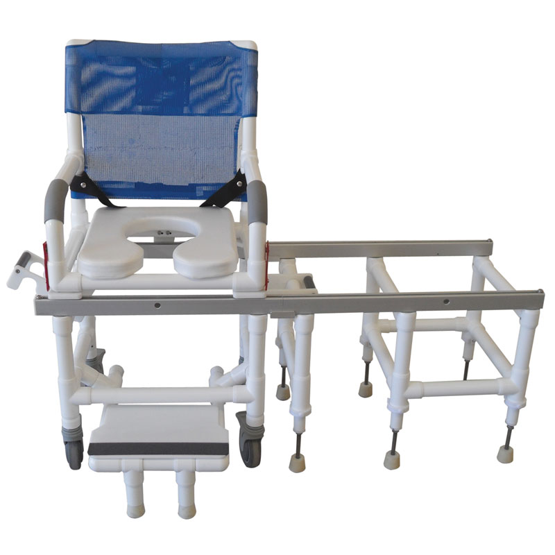 PVC Frame All Purpose Dual Shower Transferchair UnoClean