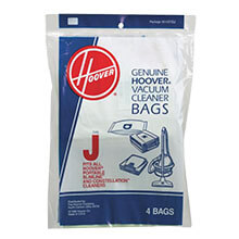 Hoover [4010010J] Vacuum Cleaner Bags - 4 Pack - Type J