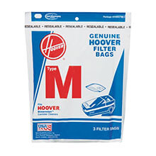 Hoover [4010037M] Vacuum Cleaner Bags - 3 Pack - Type M