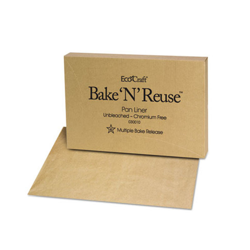 EcoCraft Bake 'N' Reuse Pan Liner, 16 3/8 x 24 3/8, 1000/Box BGC030010                                         