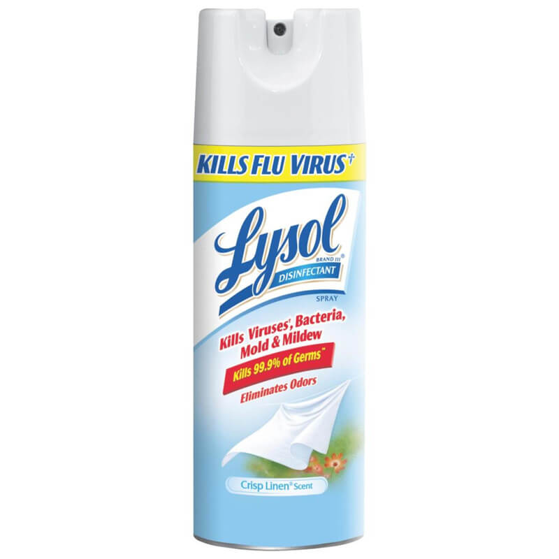  Lysol 12.5 Oz. Crisp Linen Disinfectant Spray