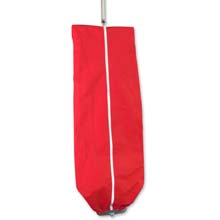 Red Upright Cloth Bag w/ Lock & Zipper for F&G Only