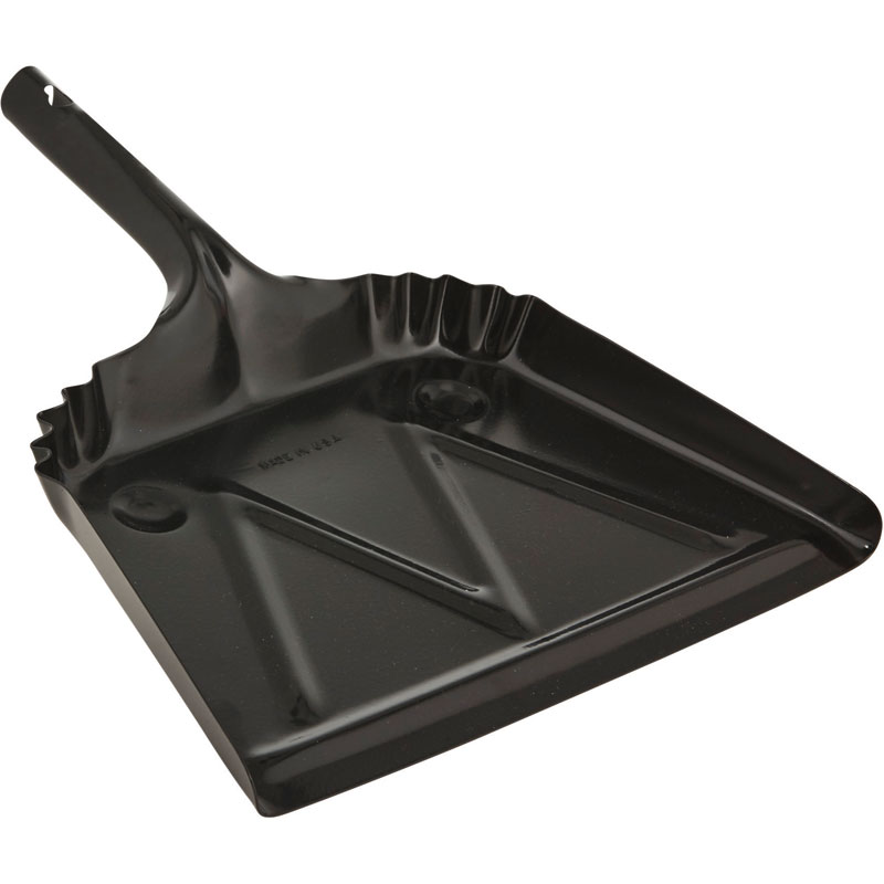 Black Metal Dust Pan 12" UnoClean