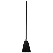 Lobby Pro Synthetic-Fill Broom, 37.5" Handle, Black RCP2536                                           