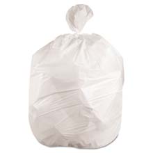 Waste Can Liners, 8-10 gal, 24 x 23, 0.4 mil, White, 25 Bags/Roll BWK2423EXH                                        