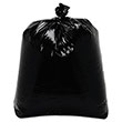 Low-Density Can Liners, .7mil, 16gal, 24w x 32h, Black - Trinity Packaging Corporation