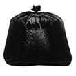 Low-Density Can Liners, 1.6mil, 56 gallon - Trinity Packaging Corporation - Black Garbage/Trash Bags