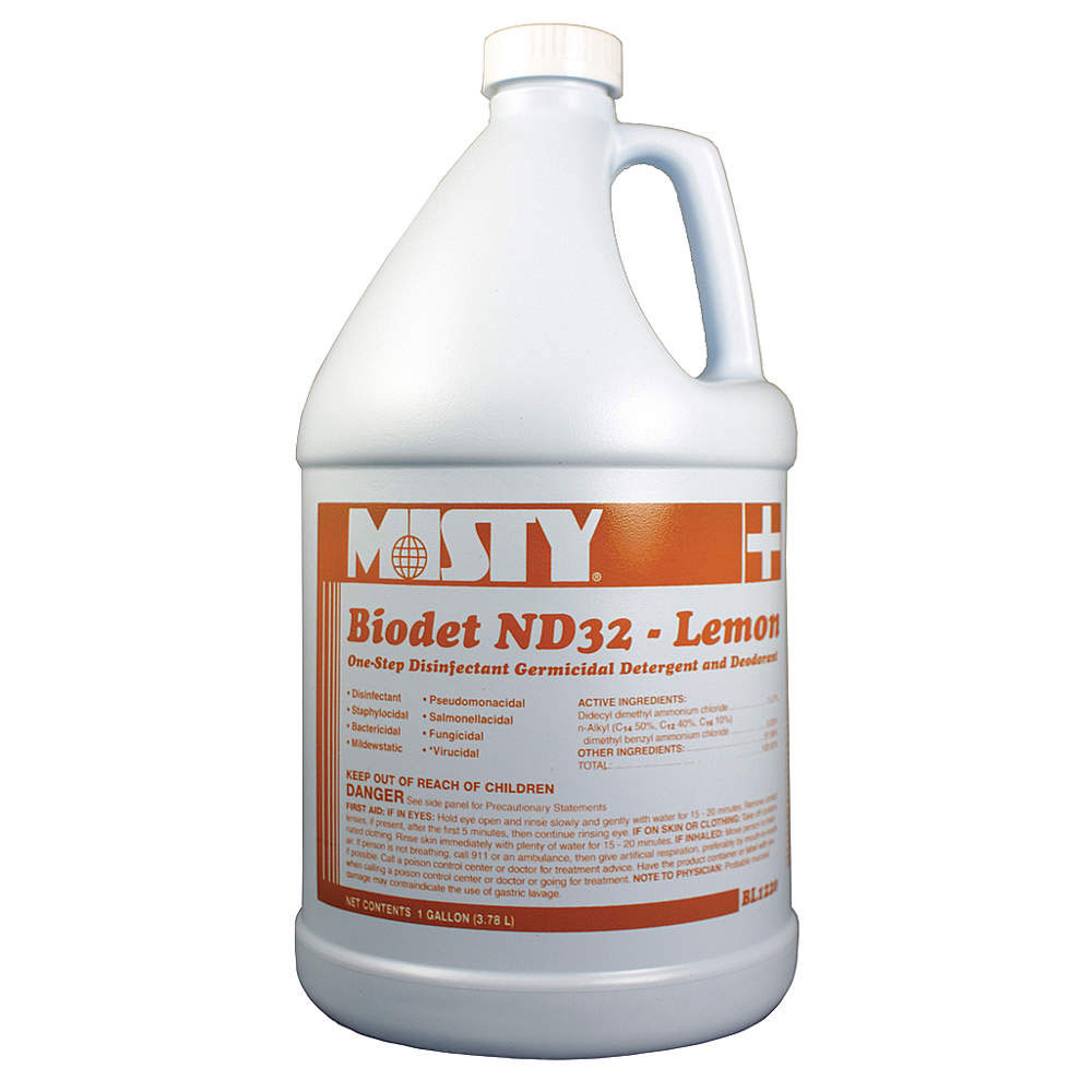 Misty Biodet ND32 Liquid Disinfectant Deodorizer - Lemon
