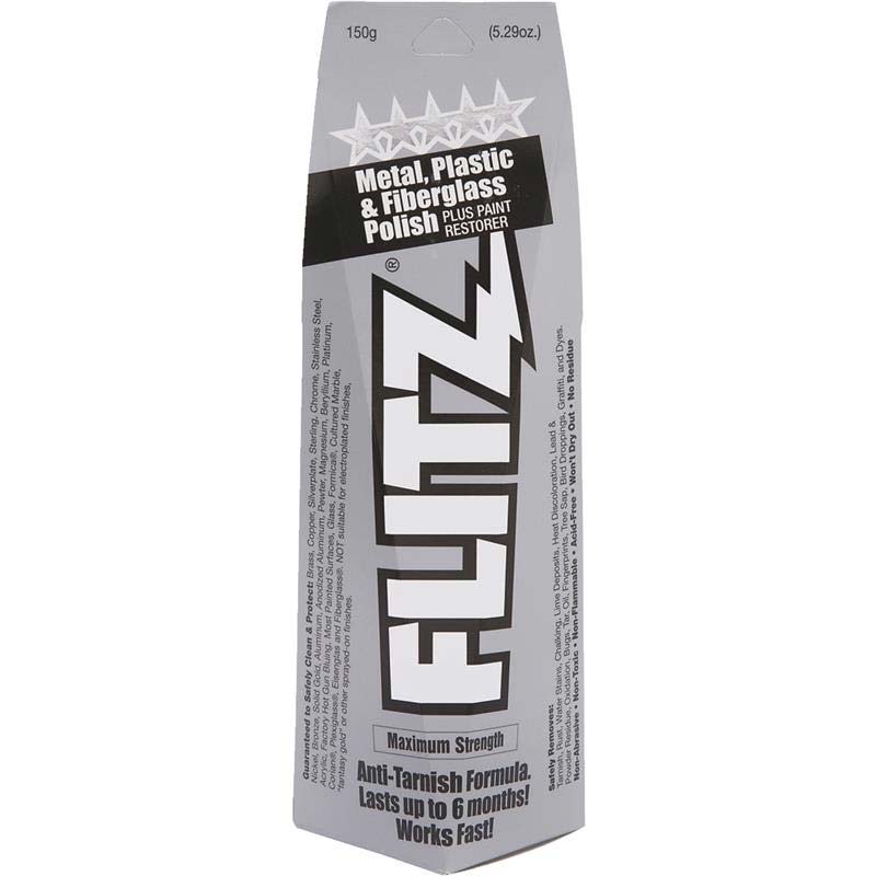Flitz [BU 03515] Metal Polish, Fiberglass & Paint Restorer Paste - 150 Gram Tube
