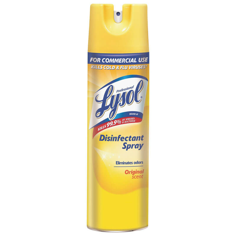 Disinfectant Spray - Original Scent - (12) 19 oz. Cans