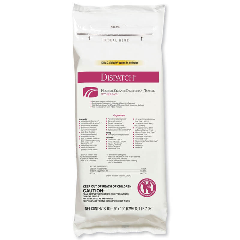 Dispatch Healthcare Disinfecting Towels