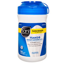 Sani-Hands Tencel Surface Wipes