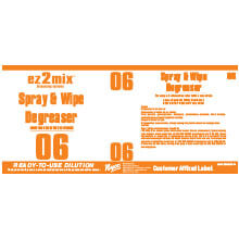 ez2mix Spray & Wipe Degreaser - Label Only
