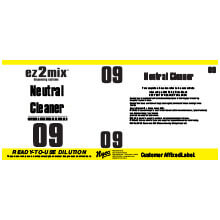 ez2mix Neutral Cleaner - Label Only