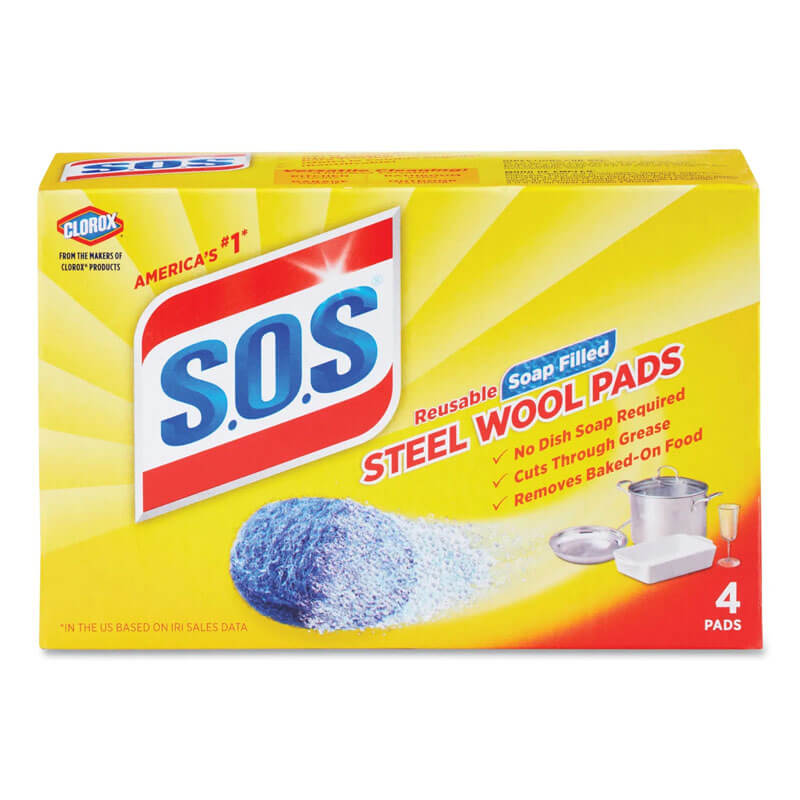 S.O.S Heavy-Duty Steel Wool Soap Pad