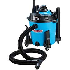 Channellock 5.0-Peak HP Wet/Dry Vacuum with Blower 12 Gallon Capacity - Black/Blue 352512