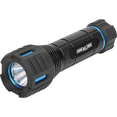 Channellock 165 Lm. LED 3AAA (Included) Flashlight Aluminum 5.3 in. L - Black 808192