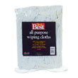All-Purpose Reusable Wiping Cloths - White - 5 lb. Bag