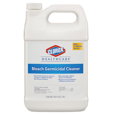 Hospital Cleaner Disinfectant w/ Bleach - (4) 1 Gallon Bottles CLO68978                                          