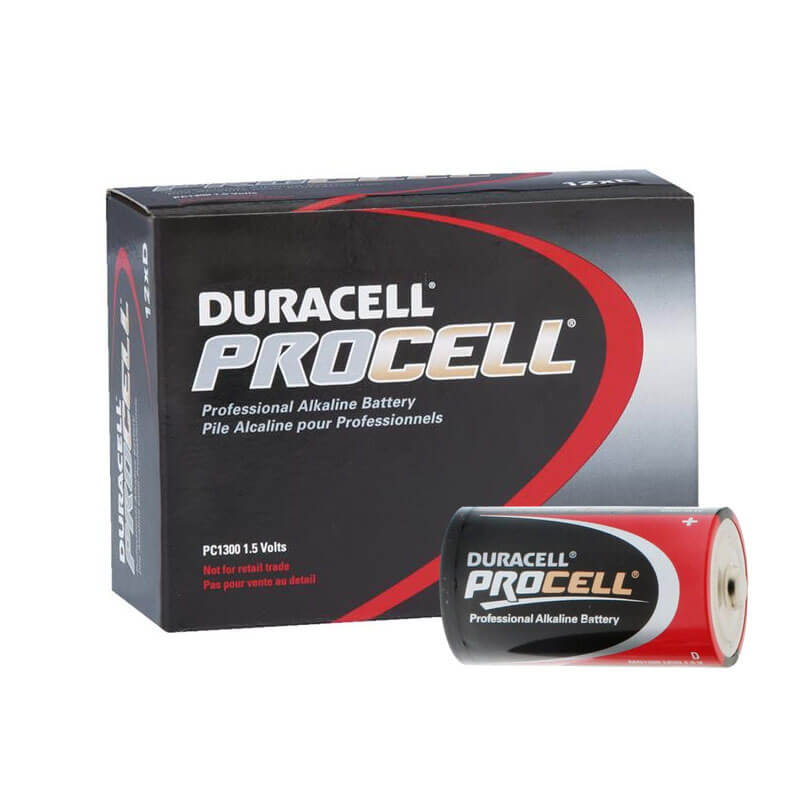 Duracell PROCELL [PC1300] Alkaline Batteries 12 Pack Size "D