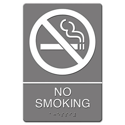 No Smoking ADA Wall Sign