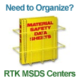 Right To Know (RTK) MSDS Binders, Centers & Storage Racks