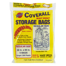 Warp Bros. Coverall Heavyweight Plastic Storage Bag
