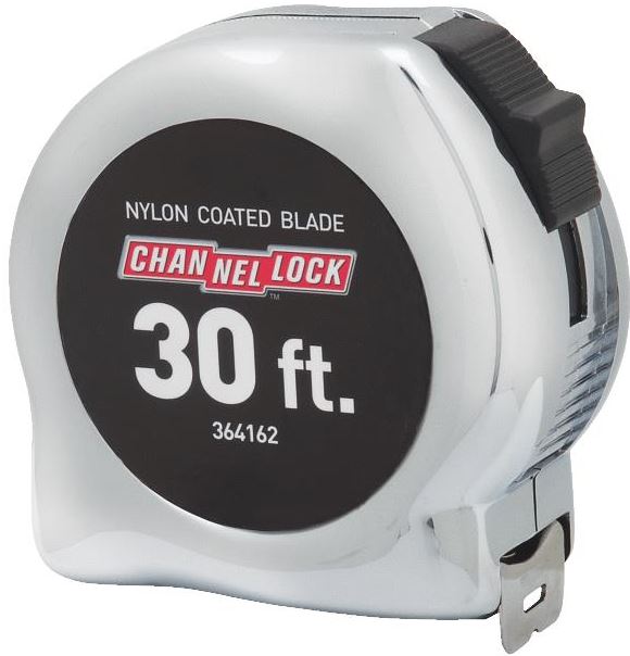 30 ft. Chrome Tape Measure UnoClean