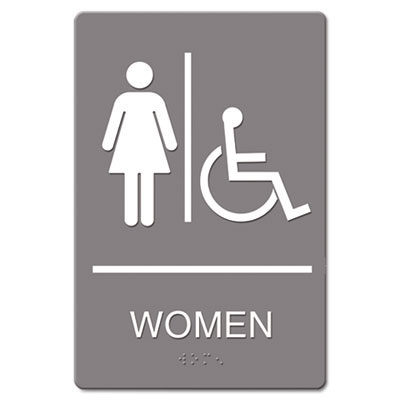 Women's Restroom ADA Wall Sign