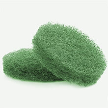 4″ Green Abrasive Pads - K.10.97.0703.64 - 10 Pack