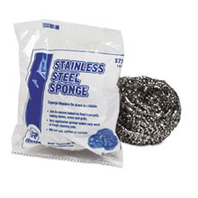 Regular Stainless Steel Sponge, Polybagged - 1.50 oz. RPPS730                                           