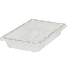 5 Gallon Food/Tote Boxes, 18w x 12d x 9h, Clear RCP3304CLE                                        