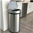 13 Gallon Stainless Steel Semi-Round Sensor Trash Can HLS 