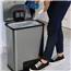 13 Gallon Stainless Steel Step Trash Can AirStep� Technology HLS 