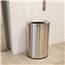 26 Gallon Stainless Steel Round Open Top Trash Can HLS Commercial