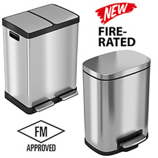 Fire Rated Trash Waste Cans